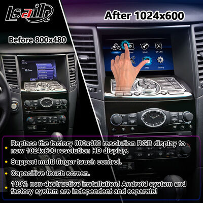 Lsailt Android Carplay Multimedia Screen per il 2008-2017 Infiniti FX35 FX37 FX50 FX30D FX QX70