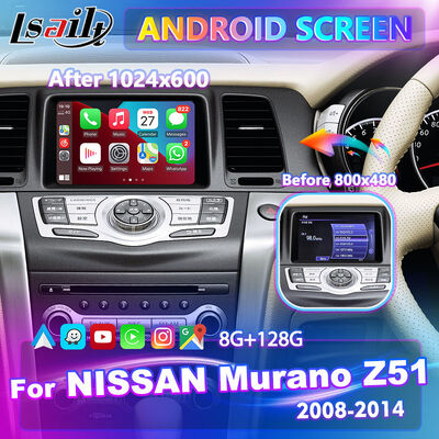Lsailt Android Carplay Multimedia Screen per Nissan Murano Z51 2008-2014