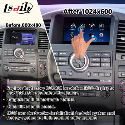 Schermo multimediale Lsailt Android Carplay per Nissan Navara D40 2010-2015