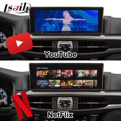 Modulo di aggiornamento Android OEM per LX570 Lexus RX GX LS NX ES Integrazione wireless CarPlay, Android Auto, YouTube,NetFlix