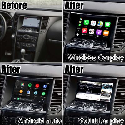 Android 13 Navigation Interfaccia video per auto Supporto Waze / Youtube Per Infiniti QX70 / FX50 FX35 FX37
