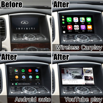 Infiniti QX50 / EX EX35 EX37 Car android 13 System interface box Con carplay Android auto display Lsailt
