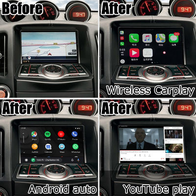 Nissan 370z Z34 Carplay Android auto carplay interfaccia Box 8+128 Android 13 OEM upgrade