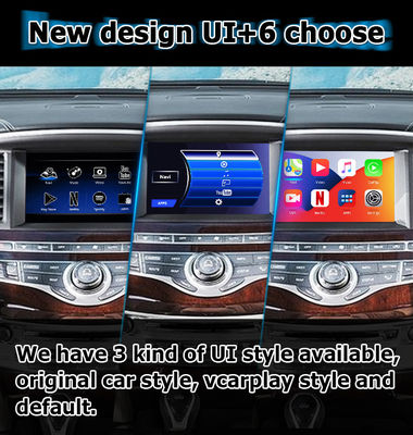 Infiniti QX60 GPS Android auto Carplay Navigation System Interfaccia multimediale Android 11 8+128GB