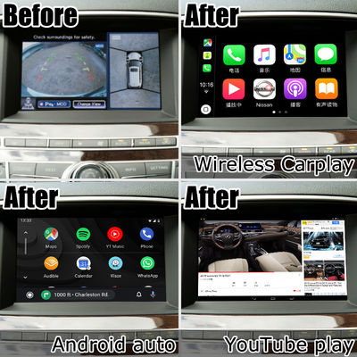 Infiniti QX60 GPS Android auto Carplay Navigation System Interfaccia multimediale Android 11 8+128GB