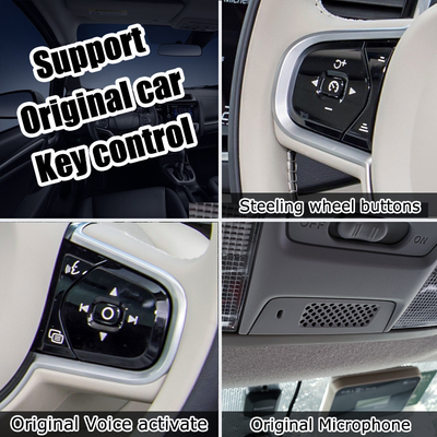 Video scatola 4GB RAM For Volvo S60 S90 di Carplay AI di aggiornamento dell'interfaccia di Android