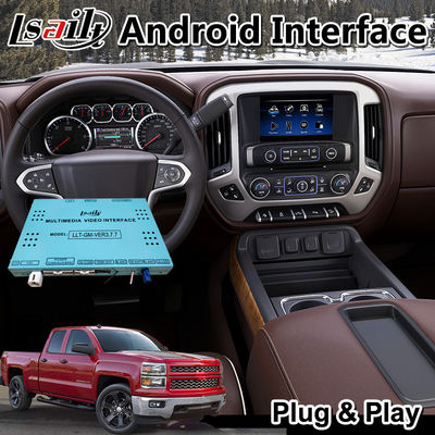 Lsailt Android Carplay Interfaccia multimediale per il 2014-2019 Chevrolet Silverado 1500 2500 3500 Mylink System