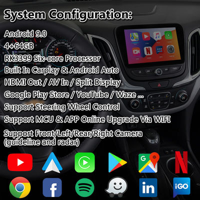 Interfaccia multimediale Lsailt Android Carplay per sistema Mylink Chevrolet Equinox Traverse