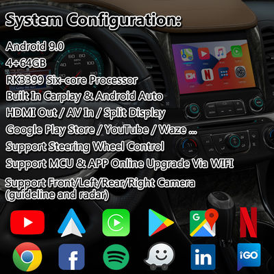Interfaccia multimediale Lsailt Android Carplay per Chevrolet Impala LTZ LT Mylink System dal 2014 al 2020