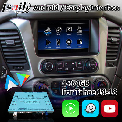 Interfaccia multimediale Lsailt Android Carplay per Chevrolet GMC Tahoe 2015