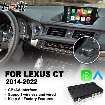 Navihome Carplay Interface Box per Lexus CT200h CT 200h F Sport Knob Control 2014-2022