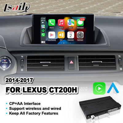 Android Auto Carplay Interface per Lexus CT200H CT 200h Controllo del mouse 2014-2017