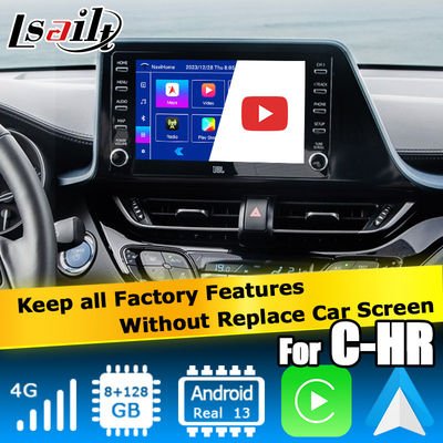 Toyota C-HR CHR Interfaccia multimediale Android 13 con carplay automatico Android