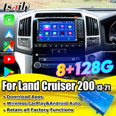 Modulo di aggiornamento Android OEM per Land Cruiser 2013-2021 Integrazione kit CarPlay Wireless YouTube, Google Map, Android Auto